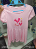 Radinka2025夏新款95棉女宝宝连衣裙洋气韩版婴幼儿公主裙女童T恤裙子MYY 可爱印花款 粉色偏小一码 110 【建议身高100-110CM】 实拍图
