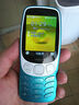 诺基亚（NOKIA）3210 4G 移动联通电信广电全网通 2.4英寸双卡双待 直板按键学生功能机备用手机 蓝色 实拍图