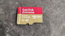 闪迪（SanDisk）512GB TF(MicroSD)内存卡 4K极速金卡A2 V30 U3行车记录仪 运动相机无人机 监控存储卡 读190MB/s 实拍图