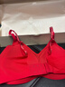 维多利亚的秘密 新年杨幂田曦薇同款 薄款内衣果冻条反重力无痕文胸PRO微聚拢MAX 86Q4红色-光面花纹 11214343 S ：PRO双排扣（70C/70D/75A/75B 实拍图