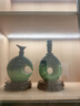 信义德景德镇陶瓷空酒瓶酒坛子 一斤装创意酒装饰白酒瓶摆件多款多规格 1斤绿色太阳 尺寸 实拍图