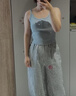 森马（Semir）背心女短款显瘦小个子夏季2025简约风亨利领紧身吊带109325102003 晒单实拍图
