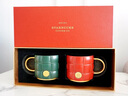 星巴克杯子礼盒陶瓷杯圣诞节礼盒马克杯送礼伴手礼生日礼物杯送人杯子 340ml红绿格纹陶瓷对杯礼盒 实拍图