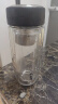 希乐玻璃杯双层玻璃水杯高颜值男士商务办公茶水分离杯便携泡茶杯子 实拍图
