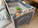 VALDERA瓦德拉多功能婴儿床宝宝床可折叠移动调高度新生儿摇篮床拼接大床 卢卡狮【畅玩款】 实拍图