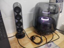 哈曼卡顿水晶4代桌面蓝牙音箱 电脑通用双声道 Soundsticks4 电脑音箱 桌面蓝牙音箱 氛围灯音响 水晶4 黑色款 实拍图