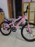 凤凰（Phoenix）儿童自行车变速山地车学生6-8-10-12-15岁男女童车小孩脚踏单车 【免安装/单速】辐条轮粉红 22寸【145-165cm】 实拍图