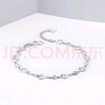 周六福（ZLF）  PT950铂金手链女款闪耀百搭心心相连手饰送女友 16cm+尾链2cm - 3.13g 晒单实拍图