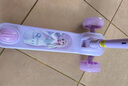 迪士尼（Disney）儿童滑板车1-3-6-12岁折叠三轮踏板车闪光款轮男女玩具车冰雪奇缘 实拍图