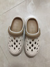 唐狮（TonLion）凉鞋男女鞋夏季情侣款洞洞鞋男士外穿沙滩凉拖鞋 米棕 40/41  实拍图