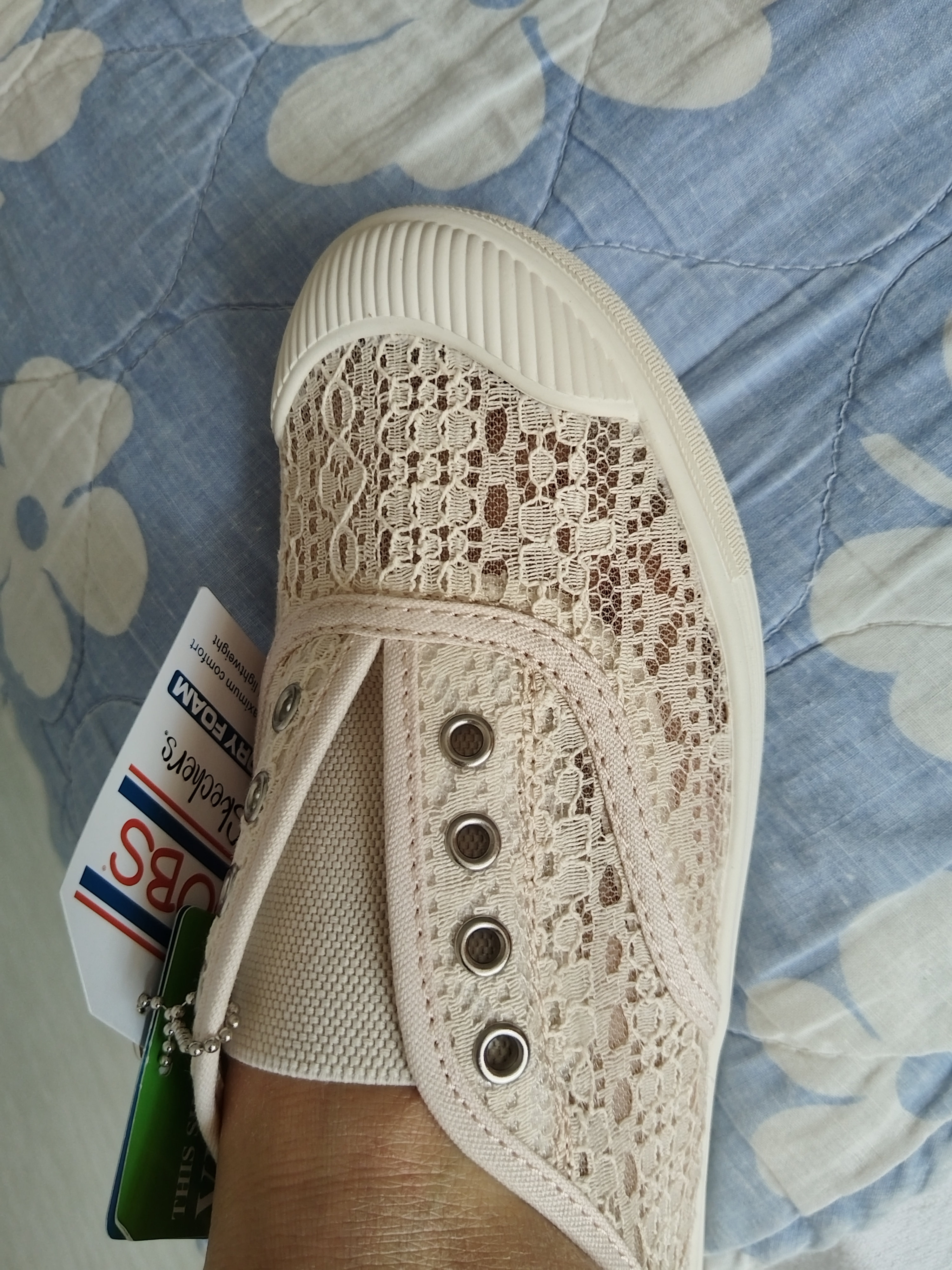 斯凯奇（Skechers）夏季女帆布鞋轻便透气软底单鞋板鞋百搭通勤休闲鞋 实拍图
