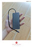 朗科（Netac）Type-C十一合一扩展坞分线器 USB-C转HDMI/VGA/网口 TF/SD读卡器带3.5音频 适用M1/M2芯片MAC WF15 实拍图
