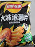 乐事（Lay's）大波浪薯片 铁板鱿鱼味 135克 休闲零食 膨化食品 实拍图