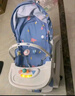 优乐博婴儿玩具0-1岁摇摇车新生儿宝宝2岁哄睡神器男女孩百日满月礼物 蓝【座椅+摇椅+餐椅+推车+溜娃】 实拍图