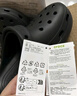卡骆驰crocs经典云朵老爹鞋洞洞鞋时尚百搭女鞋拖鞋一脚蹬|206750 黑色-001(含智必星) 38 (240mm) 实拍图
