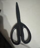 齐心（COMIX）173mm黑刃防锈剪刀 不锈钢中号剪子 省力设计办公用品家用手工DIY工具 墨蓝EB205 实拍图