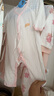 贝瑞加（Babyprints）婴儿连体衣宝宝满月服纯棉薄款衣服四季哈衣爬服2件装 粉66 实拍图