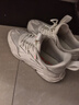 安踏男鞋运动鞋子男春秋季皮面透气休闲鞋防滑耐磨老爹鞋男款 象牙白-2 40.5 实拍图