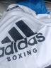 阿迪达斯 （adidas）短袖男2023夏季户外休闲运动服跑步健身速干T恤 白/黑 XL  实拍图