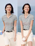森马（Semir）代露娃|polo衫女短款辣妹衬衫2025夏刺绣凉感紧身T恤09325115005 实拍图