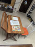 麦芽图图折叠电脑桌家用卧室简易免安装桌子折叠桌小户型床边桌写字学习桌 胡桃色【80CM】 实拍图