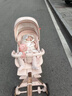 丸丫T6-2遛娃神器婴儿推车可坐可躺轻便折叠双向白金系列千禧粉PLUS 实拍图