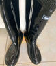 回力雨鞋男士款时尚雨靴户外防水不易滑耐磨HL8075高筒黑色39码 实拍图
