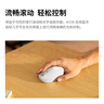 罗技（Logitech）M196 无线蓝牙鼠标 办公鼠标 笔记本商务办公家用 小巧便携 对称手型 玫瑰粉 实拍图