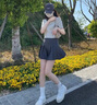 自由系百褶裙女小个子高腰显瘦防走光西装短裙2025新款早秋包臀半身裙 实拍图