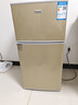 长城（GREAT WALL FRIDGE）家用迷你小冰箱小型冷冻冷藏保鲜宿舍出租房办公室节能省电双开门电冰箱 玫瑰金108L【一级能效 全国联保】 实拍图
