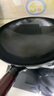 苏美冠（SUMEIGUAN）章丘炒菜锅传统铁锅已开锅炒锅无涂层手工家用不粘锅燃气灶适用 精作款+(盖子铲子) 32cm 实拍图