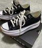 匡威（Converse）官方 Run Star Hike低帮帆布流星厚底鞋黑色168816C 黑色/168816C 37.5 实拍图