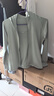 骆驼（CAMEL）防晒瑜伽套装女健身运动服五件套YK2225L5493B冰灰绿L 实拍图