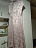 秋水伊人优雅古典立领改良版旗袍2025年夏季新款女国风提花连衣裙 粉红 M 实拍图