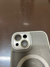 KEKLLE【肤感磁吸】适用iPhone14手机壳苹果14保护套磁吸无线充电磨砂防摔镜头全包软边保护套 钛灰色 实拍图