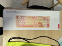 联想（Lenovo）K2有线轻音键盘 机械手感 消音结构95键 混彩灯效 人体工学 音量旋钮 有线办公键盘 复古灰 实拍图