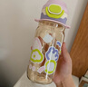 babycare儿童水杯吸管杯双饮二合一户外运动水壶上学大容量PPSU-满杯600ml 实拍图