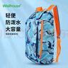 WELLHOUSE背包 户外双肩包儿童学生包旅行包徒步包男女休闲包 迷彩蓝色 实拍图