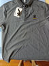 花花公子（PLAYBOY）高档100%纯棉夏季短袖t恤男士高档翻领polo衫透气吸汗休闲上衣 短袖YW7702灰色 XL 175建议135-150斤 实拍图
