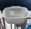京东物流 脏衣篓家用脏衣服收纳筐脏衣篮浴室洗衣篮神器收纳筐 象牙白 小号+中号【优惠2件套】 实拍图