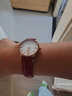 十瑞（SHIRUI）红色真皮表带适用天梭欧米茄浪琴肖邦梅花罗西尼美度男女本命平安好运送老婆女朋友礼物针扣手表带 （礼盒装）红色表带-开口无扣 20-18mm 实拍图