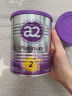 a2奶粉 澳洲白金版 较大婴儿配方牛奶粉 新西兰进口(紫白金)2段400g 实拍图