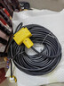 诺娜电线国标铜芯软线家用电缆线2芯电源插座线2.5 4 6平方铜芯护套线 国标纯铜黑色（2000W内用） 20m 实拍图