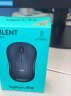 罗技（Logitech）M221 轻音鼠标 无线鼠标 办公鼠标 对称鼠标 带无线微型接收器 薄荷绿 实拍图
