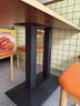餐桌商用早餐桌子餐饮面馆快餐奶茶小吃饭店出租房家用型桌椅组合 一桌4椅原木色-桔色皮革 120*60cm 75cm 高度 实拍图