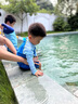 361°儿童游泳衣分体宝宝泳衣男童温泉游泳衣卡通可爱长袖潜水服 实拍图