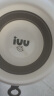 iuu婴儿洗澡盆 可折叠宝宝浴盆大号 洗澡神器躺托浴架新生儿童用品 【北欧灰】+脸盆*3 实拍图