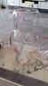 炊大皇家用高硼硅玻璃杯凉水壶冷耐热防爆玻璃茶杯1.63L（柔花粉） 实拍图