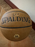 斯伯丁（SPALDING）篮球飞行员06十字型防尘吸湿皮料室内外通用7号成人青少年77-739Y 实拍图