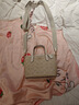 蔻驰（COACH）【官方授权店】女士city15小号单肩斜挎包托特包PVC配皮送女友 CW032IMXDM浅卡其色 实拍图